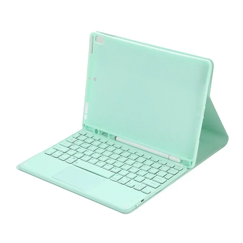 iPad 11 Keyboard Case with Touchpad and Pencil Slot - Protective Stand Cover