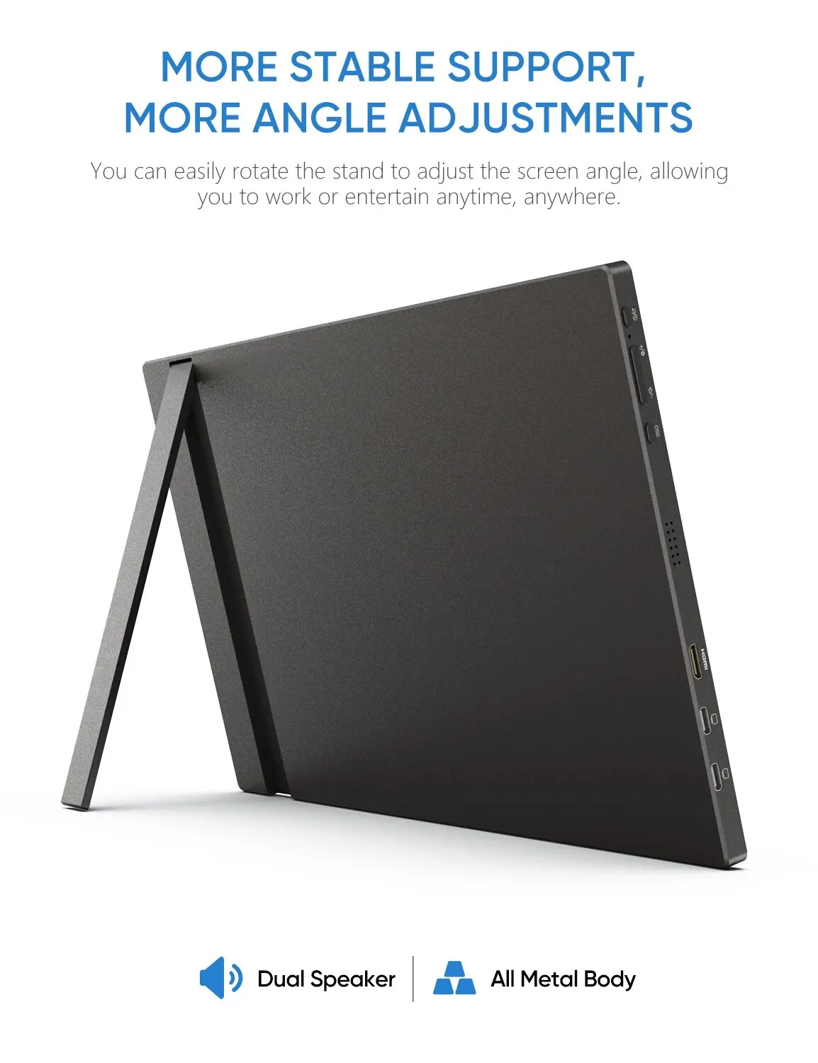 ARZOPA 16.1'' 144Hz 1080P FHD Portable Gaming Monitor 100% sRGB