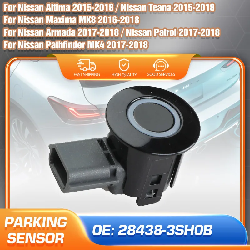 Parking Assist Sensor PDC Sensor 1/4PCS For Nissan Maxima Armada Patrol Pathfinder Altima Teana 2015 28438-3SH0B