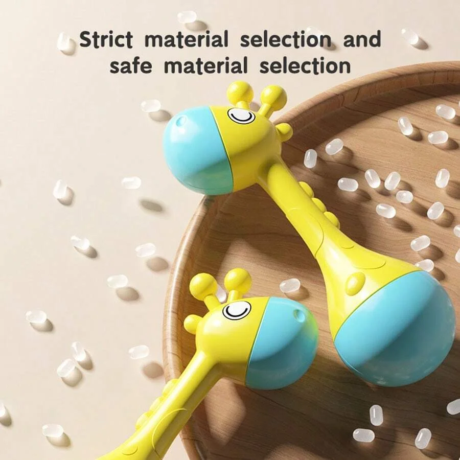 Baby's First Hand Rattle , Baby Educational Toys, Gift For Baby Hand Rattle Plastic, Early Childhood Toys, Soft Sound 3