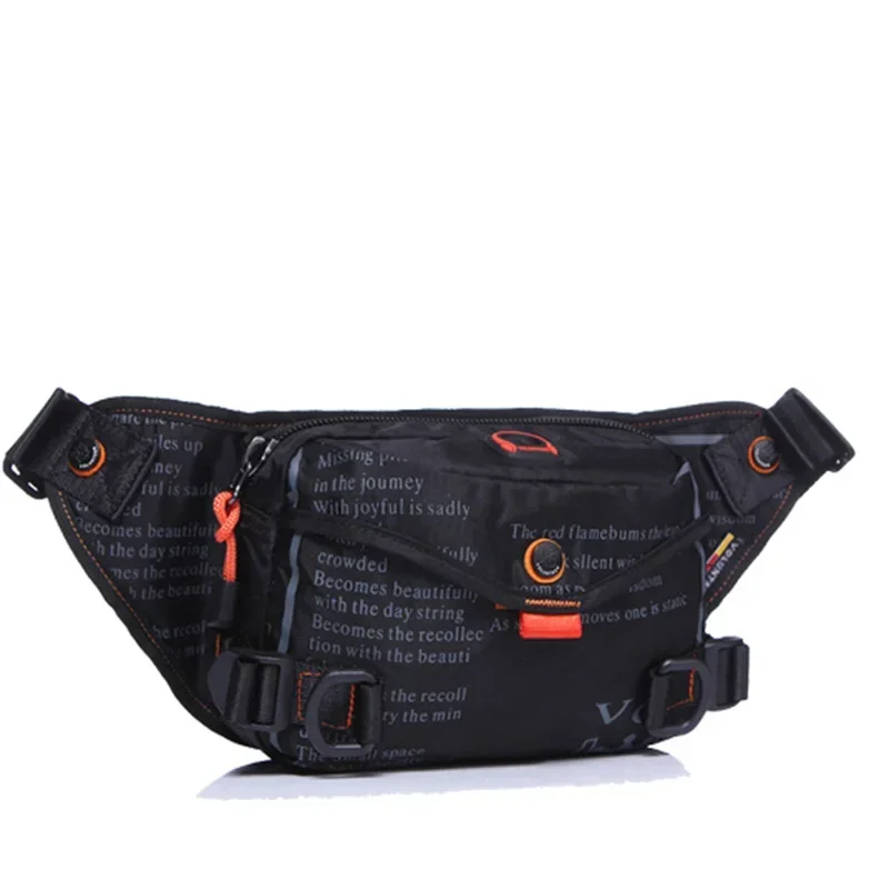 Waterproof Nylon Men Fanny Pack Waist Bag