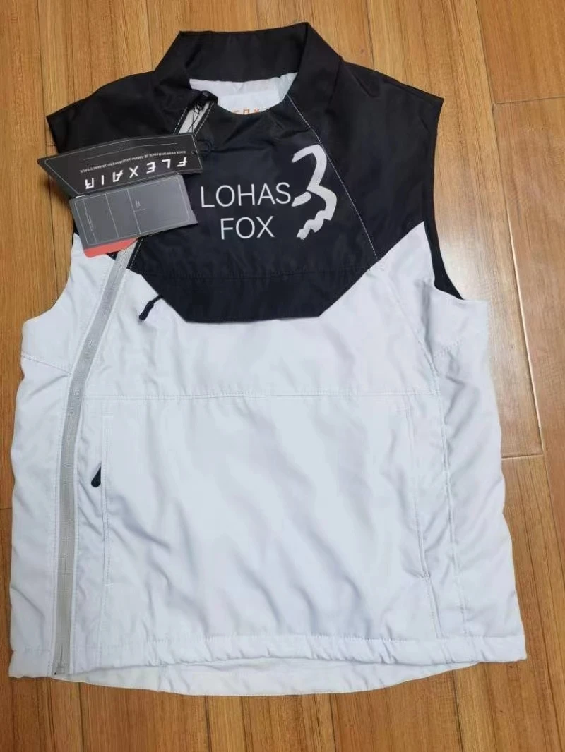 LOHASFOX 겨울 따뜻한 방풍 방수 멀티 포켓 라이딩 더트 자전거 경량 3 색 코튼 클립 조끼, 24 신제품