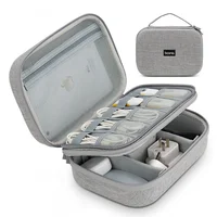 Лидер продаж, водонепроницаемая сумка для хранения цифровых гаджетов с твердым корпусом, дорожный органайзер для аксессуаров для электроники, ящик для хранения наушников HDD — изображение 5