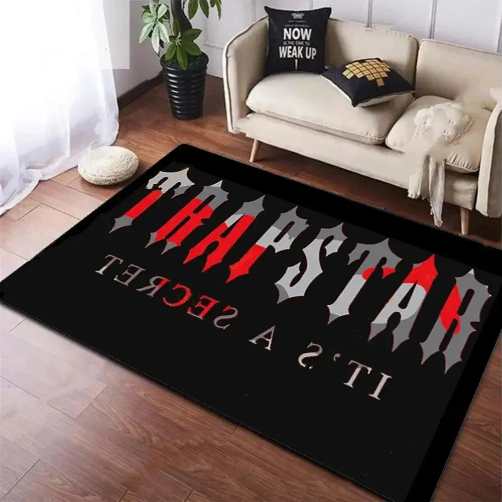 

T-Trapstar Lon-don Large One Piece Carpet Bedroom Living Room Bedside Bed Household Anti Slip Soft Decoration Home Carpets