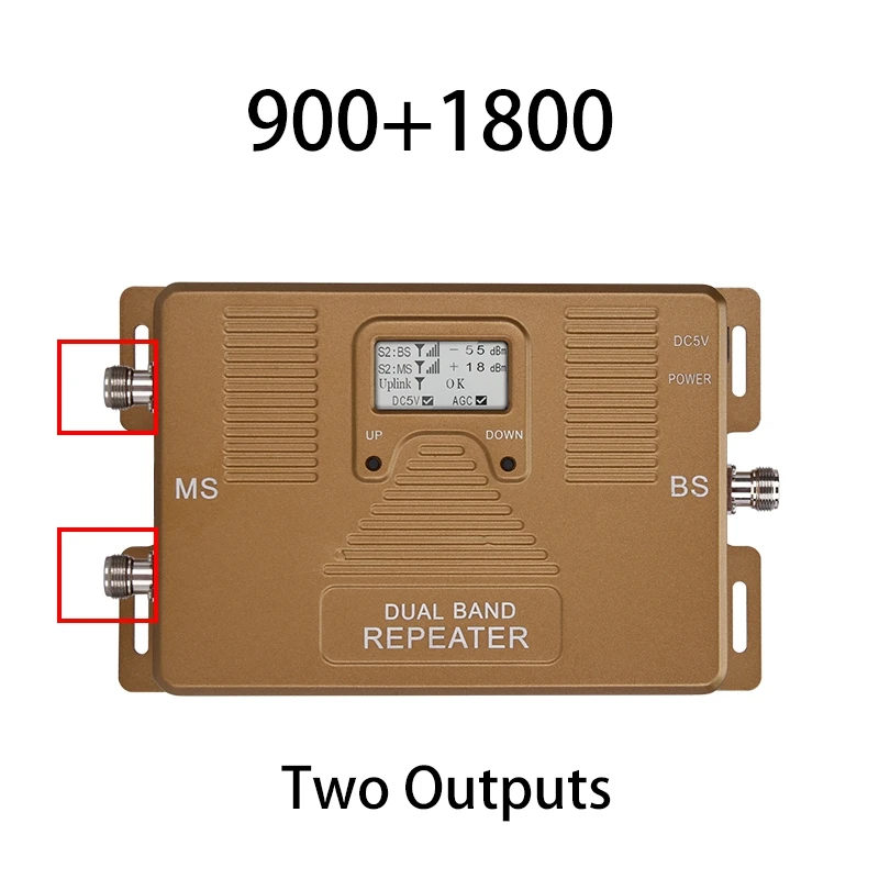 Ripetitore di segnale cellulare amplificatore 2G 3G 4G GSM 900 B8 LTE 1800  B3 Dual Band UMTS 900 1800 ripetitore di segnale Moblie 70dB