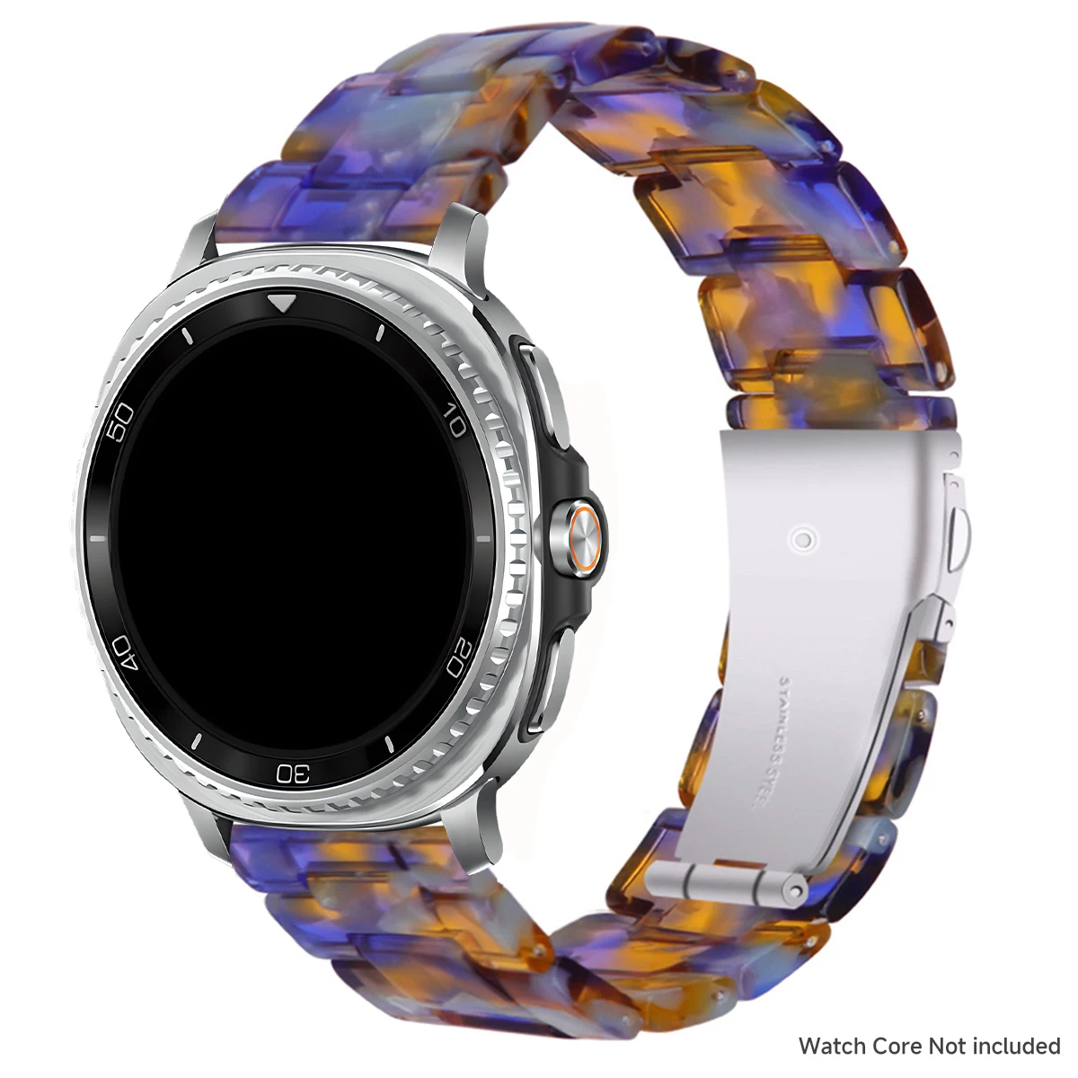 Luxury Transparent Resin Strap - Premium Link Bracelet