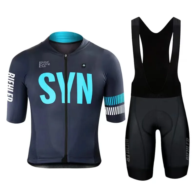 SYNful Quick Dry Short Sleeve Men's Cycling Clothing Set Mountain Bike Suit Summer 2024 Ciclismo Ropa Hombre 3