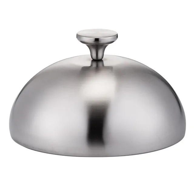 Burger Cover Multipurpose Stainless Steel Basting Cover Grilling Dome Cover for Cooking Steak Hamburger Steaming Grilling 1