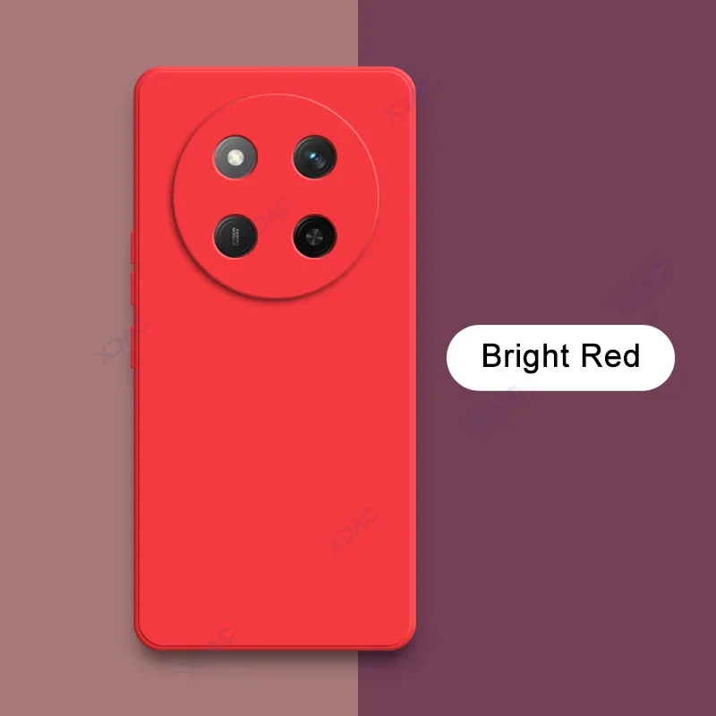 Enhanced Liquid Silicone Shockproof Phone Case - Soft 360° Protection with Square Design