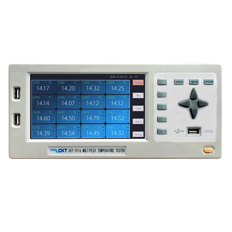 

Chuangkai CKT-7000 Series Multi-function Data Logger Temperature Recorder CKT-7008 CKT-7016 CKT-7024 CKT-7023