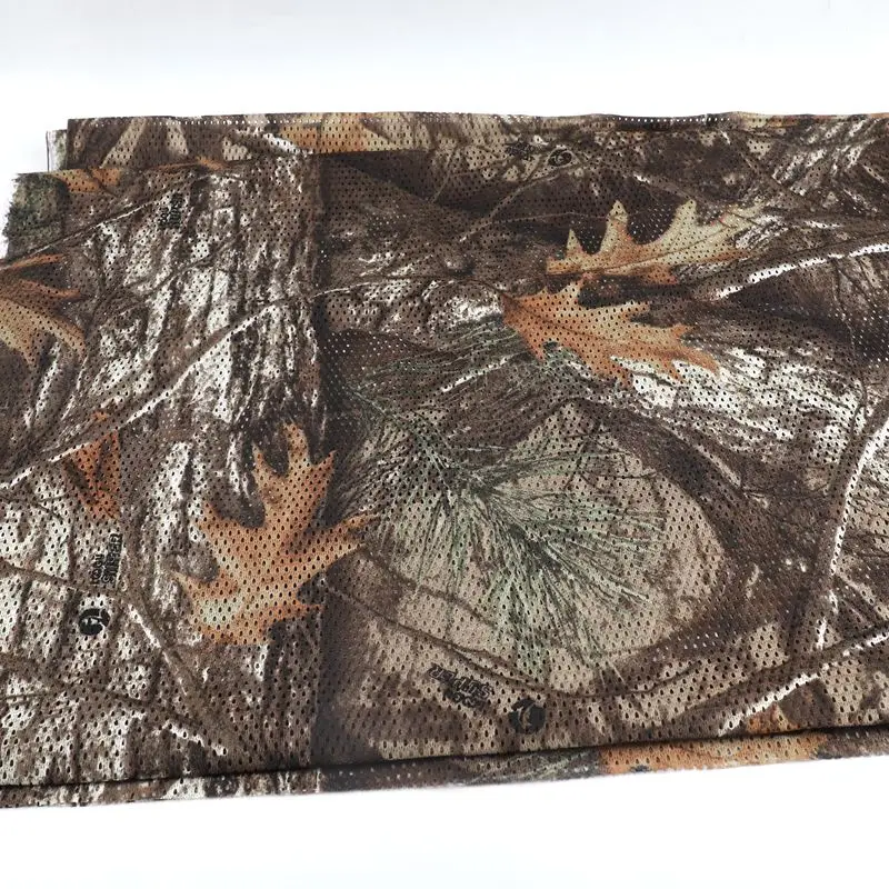 Description Picture 6 of item5 Colors Camouflage Mesh Fabric Sun Shade Garden Fence Decoration Camo Net Privacy Screen Car Camping Canopy Hunting Accessory