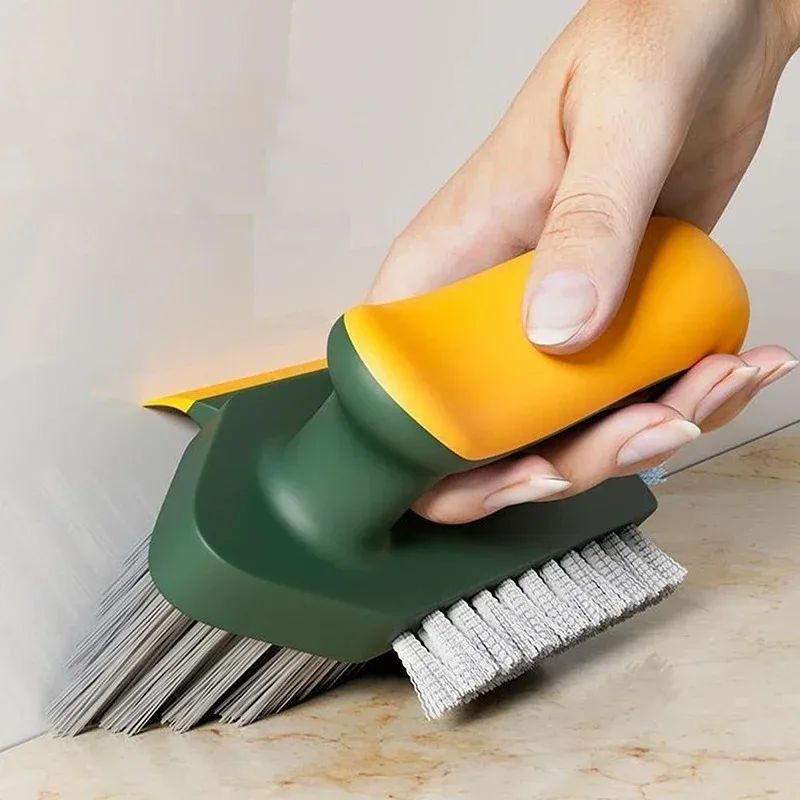 Useful Things for Kitchen Gadgets Cleaning Tools 4-in-1 Tool Dish Soap and Ceramic Tile Floor Brush Bathroom Supplies Tub Home - 4