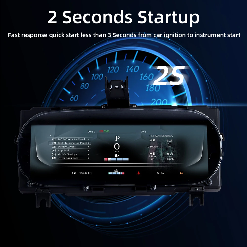 Digital Cluster Dashboard For Land Rover Discovery Sport 2015-2019 Speedometer