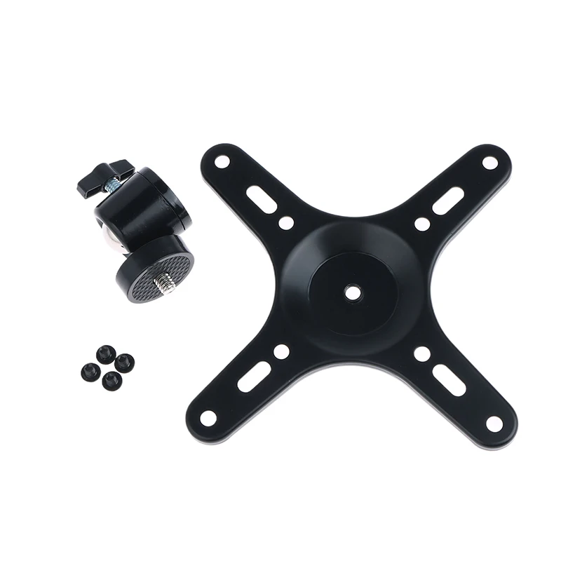 Suporte de Montagem VESA para Monitor Portátil Universal 75x75 100x100mm Padrão VESA com Furo para Parafuso de 1/4"