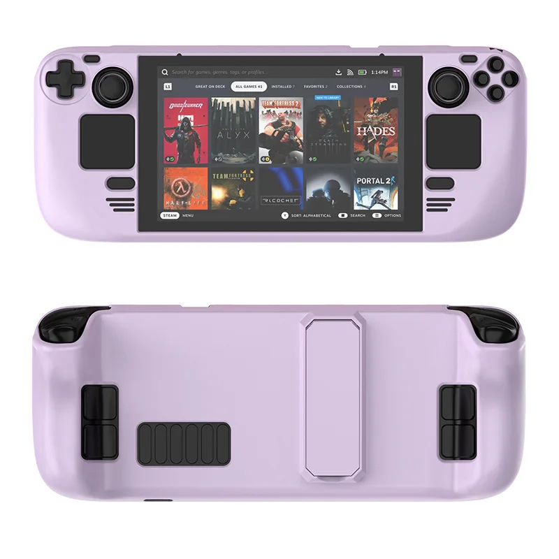 Protective Case for Steam Deck - Drop & Scratch Resistant, Includes Stand, TPU+PC Construction