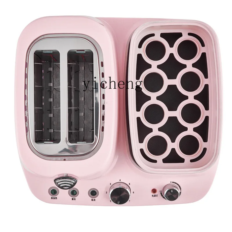 XL Household Multifunctional Breakfast Machine 3-in-1 Toaster Bread Sandwich Oven Spit Driver Frying and Baking Machine 3