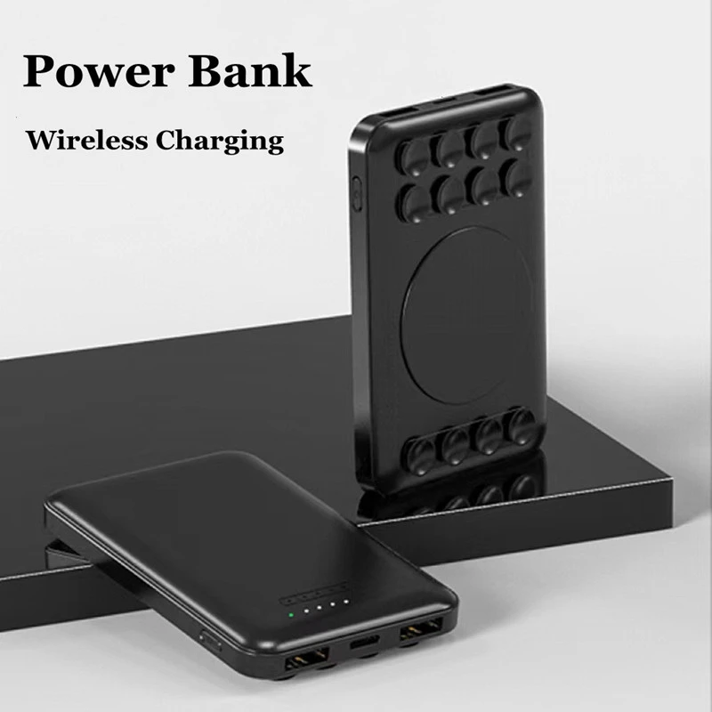 portable wireless charger Adsorption Power Bank Wireless Charging Mini Power Bank For iphone 12 External Battery Pack Portable Charger Auxiliary Battery portable phone charger