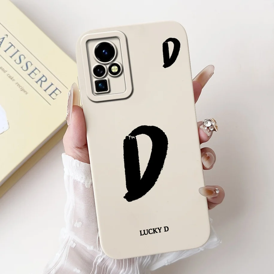 Stylish Soft TPU Silicone Lettered Phone Cover - Shockproof Bumper