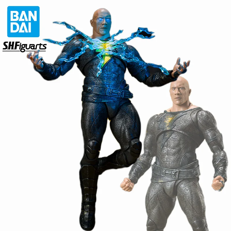 

Original BANDAI SHF Black Adam DC League PVC Anime Figure Action Figures PVC Collectible Model Toys