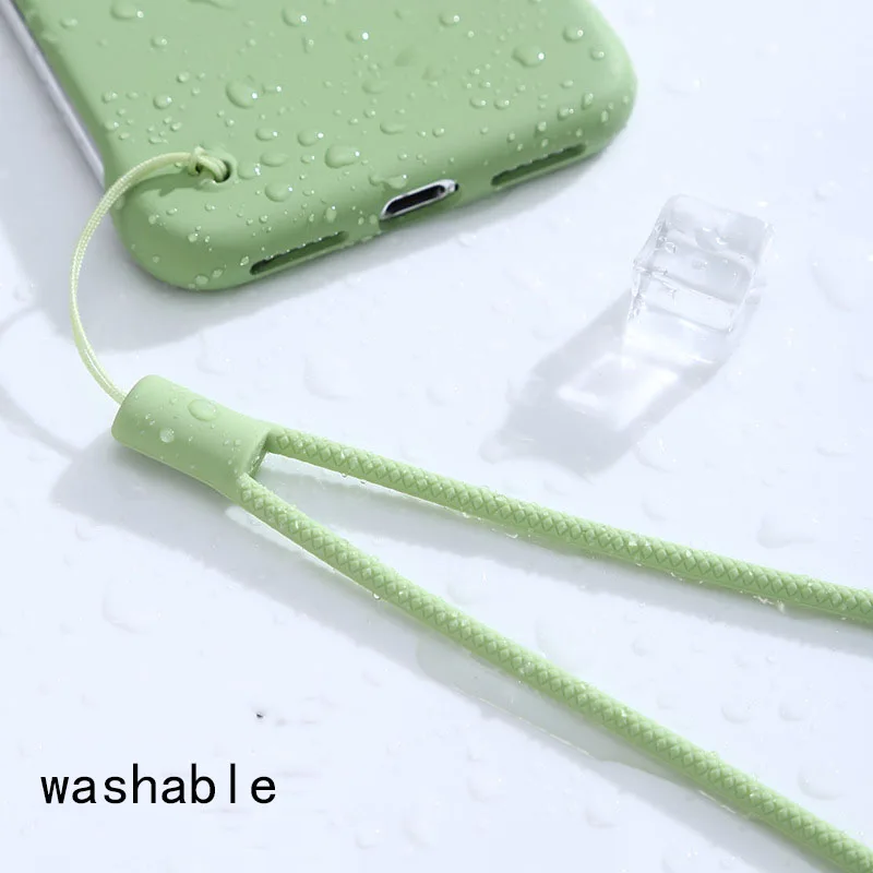 Wrist Straps Hand Lanyard Silicone Charms for Mobile Phone Camera Keys Cord Chain Cute Lanyard Keychain Keycord Hanging