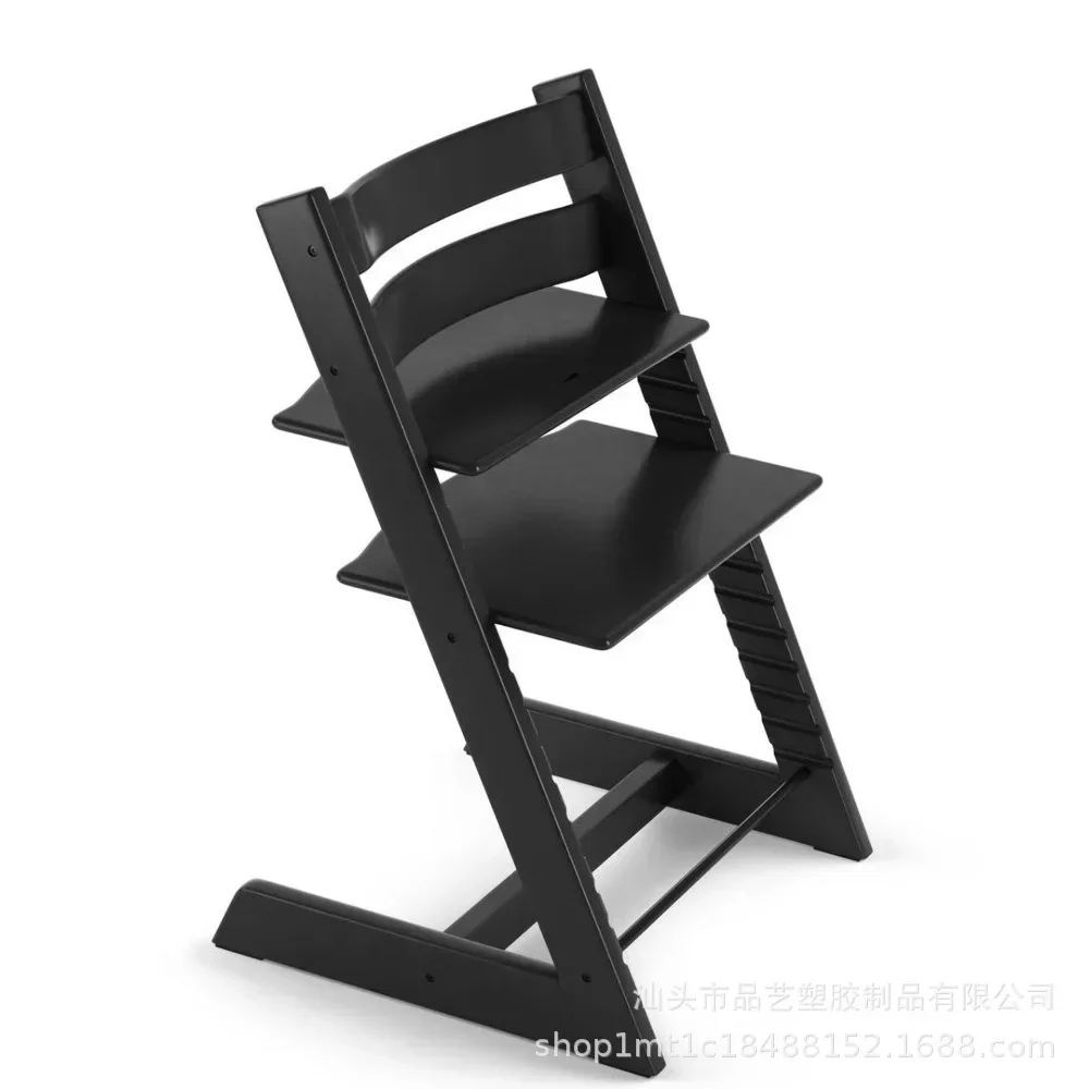 Baby Growing Chair Motherland Edition Nordic Dining Chair Subnet Red Ins Solid Wood Multifunctional Adjustable children chair