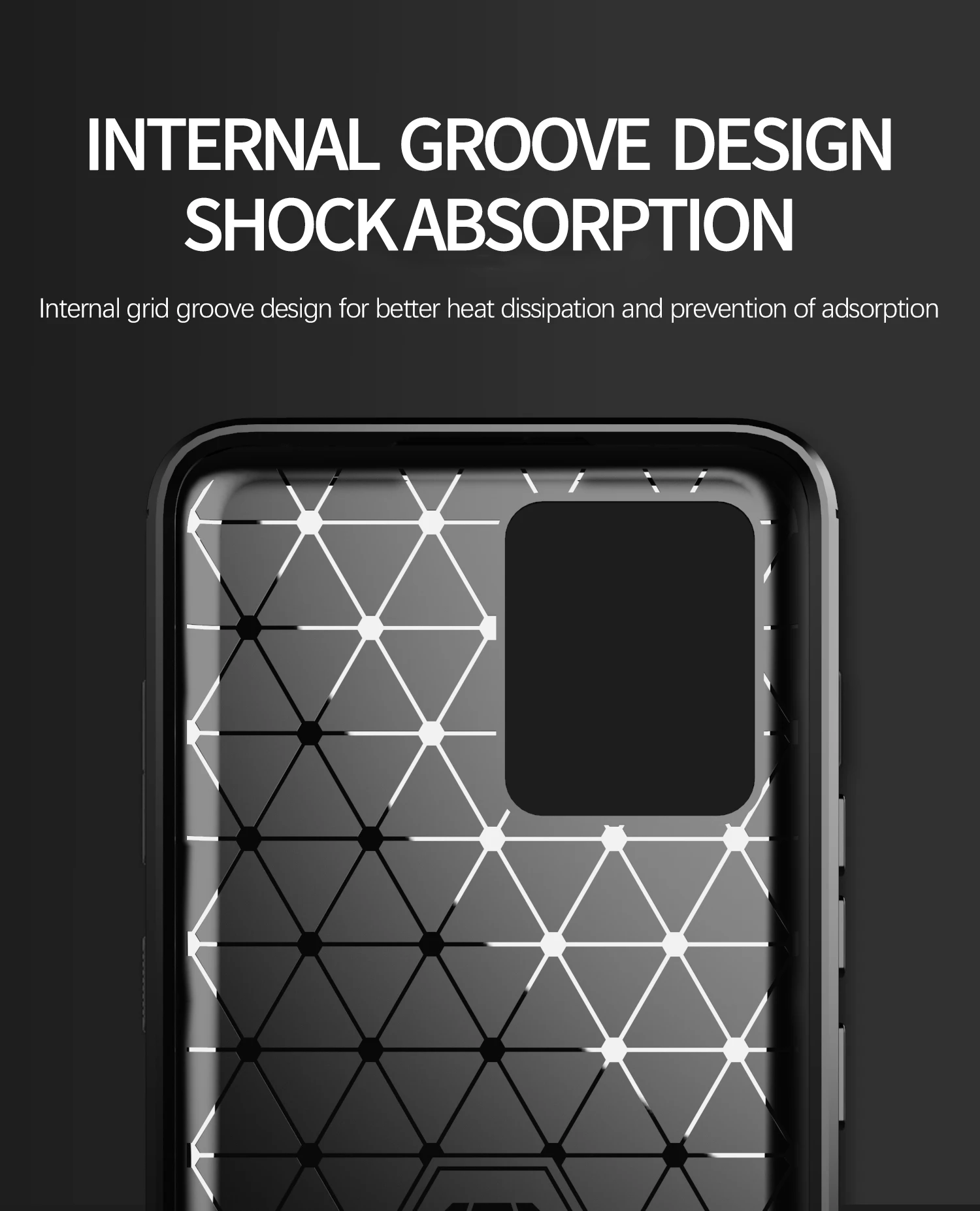 HereCase TPU Soft Silicone Shockproof Half-Wrapped Smartphone Protector