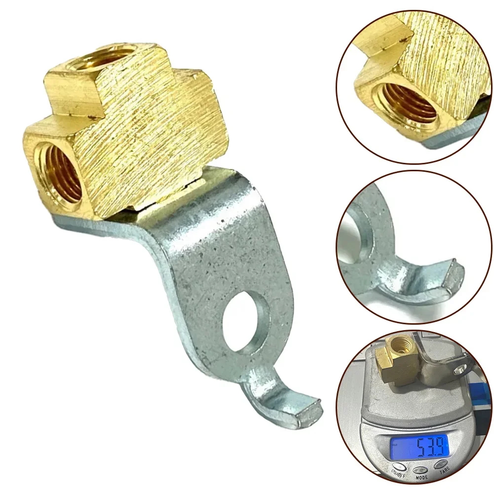 3/8IN-24 브레이크 티 3/16IN 자동차 수리용 브레이크 티 간편한 설치 고품질 재료 오래 지속되는 내구성