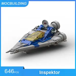 Gobricks MOC Space Wars Movie Battle Spaceship Building Blocks Ahsokas Shin  Hati's Starfighters Aircraft Model Bricks Kids Toys - AliExpress