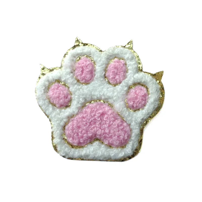 1Pc Sequin Chenille Embroidery Patches Rainbow/Lightning/Heart Patches Appliques Iron On Patches For Children Woman Clothes 