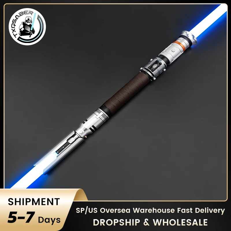 

TXQSABER Care Lightsaber Neo Pixel SNV4 Proffie Smooth Swing Metal Handle With LED Strip Blade Force Laser Sword Cosplay Jedi