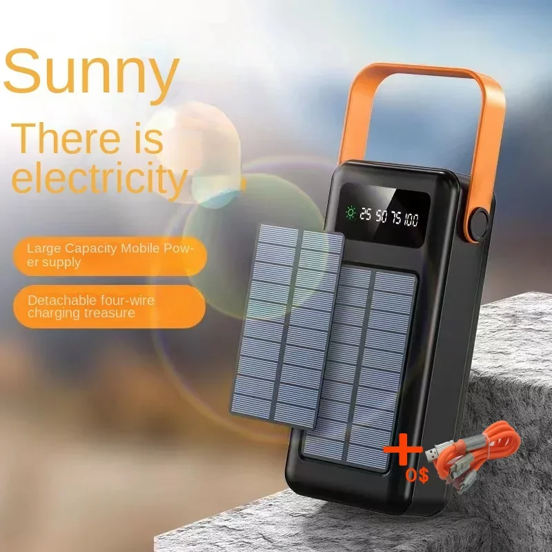 

BCAK 100000mAh Power Bank Live Broadcast Outdoor Camping Light Built-in Cable, Super Large Capacity Fast Charging Mobile Power