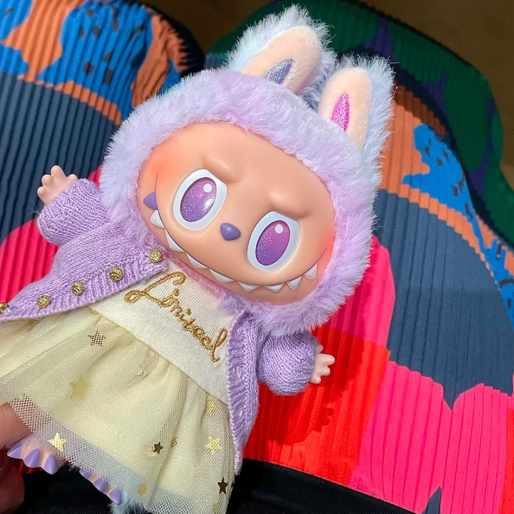 3.0 Labubu Outfit Purple/Gold Trendy Dress Set for 15/17cm Labubu Doll  Clothes Decoration Accessories Christmas Gift - AliExpress 26