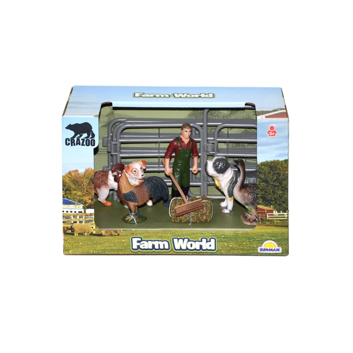2689 Farm World Farm Animals Set Da Gioco Piccolo