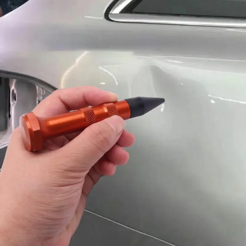 Car Dent Repair Pen D I Y Dent Repair Kit Metal Tap Down Pen With 9 Heads Tips Dent Removal Tools For Exterior Damage Minor Dent