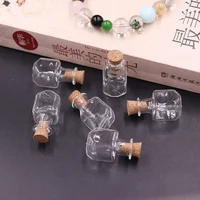 Customizable Magic Potion Bottles - DIY Glass Vases for Your Wishes & Dreams Small Glass Bottle Glass Diffuser Mini Can（6pcs） 2