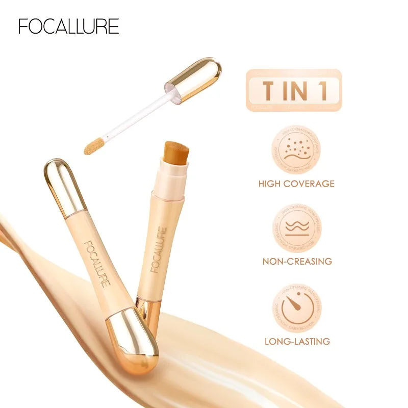 Focallure Matte Seamless Liquid Concealer Foundation Cream Professional Concealing Eye Dark Circle Cosmetici Per Il Viso A Lunga Durata