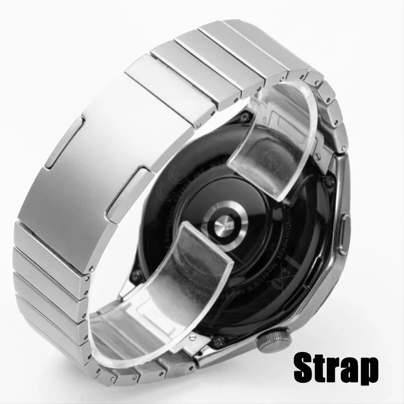 Stainless Steel Gt4 Strap for Huawei Watch GT4 46mm, 22mm No Gaps Watchband for Huawei GT 4 46mm Quick Release Wristband