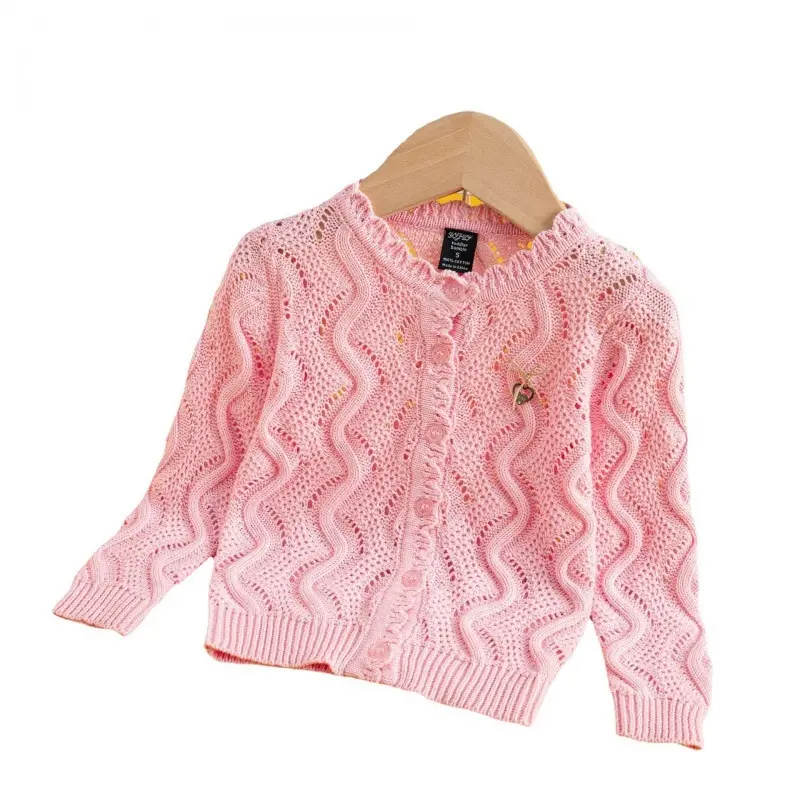 0-36 Month Toddler Cardigan Sweater Unisex Baby Boy & Girl Jacket Cotton Infant Coat 1 2 3 Years Baby Clothes 225441