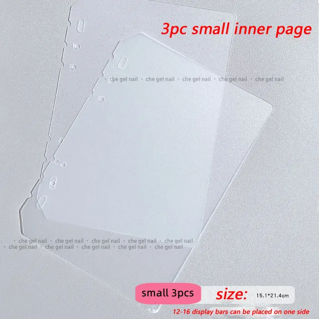 Nail Art Piece Storage and Display Album - Large Capacity, DIY Stylish Organizer