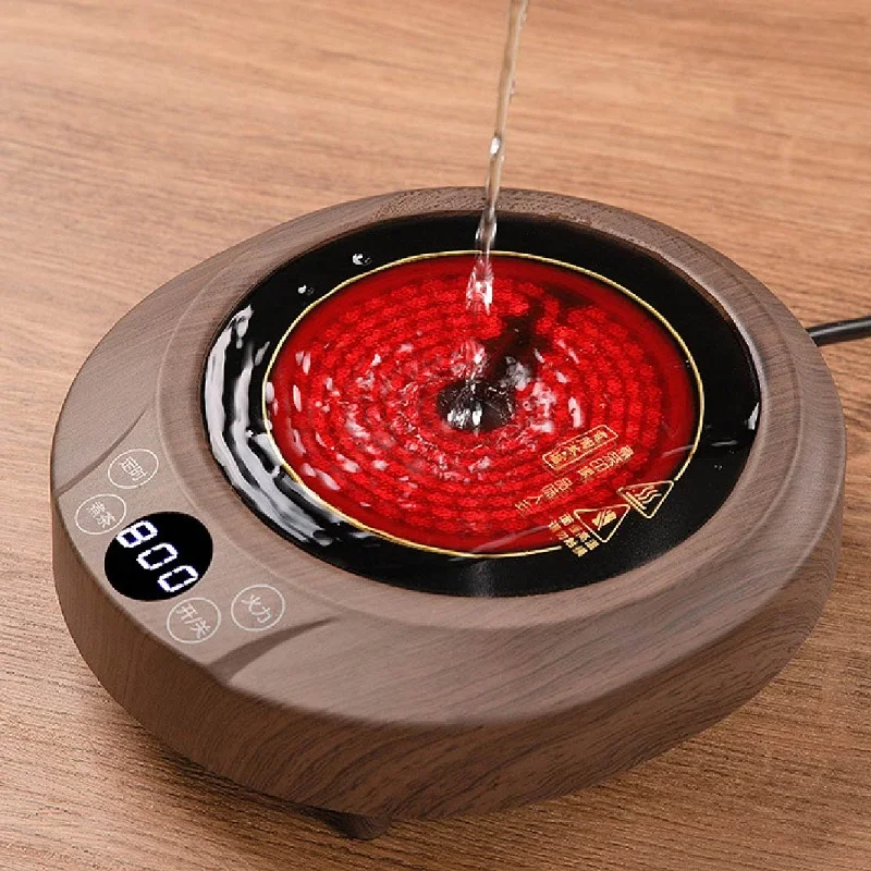 220V Electric Ceramic Stove Portable Heater Tea Maker 6 Gear Adjustable Water Boiler Smart Tea Maker Household Appliances 800W 3