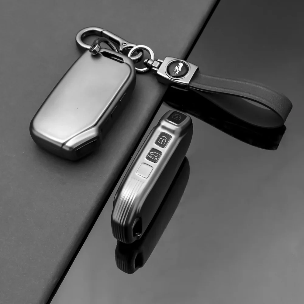 Premium TPU Car Key Case Cover & Keychain - Sleek Shell Fob Holder for Enhanced Style and Protection
