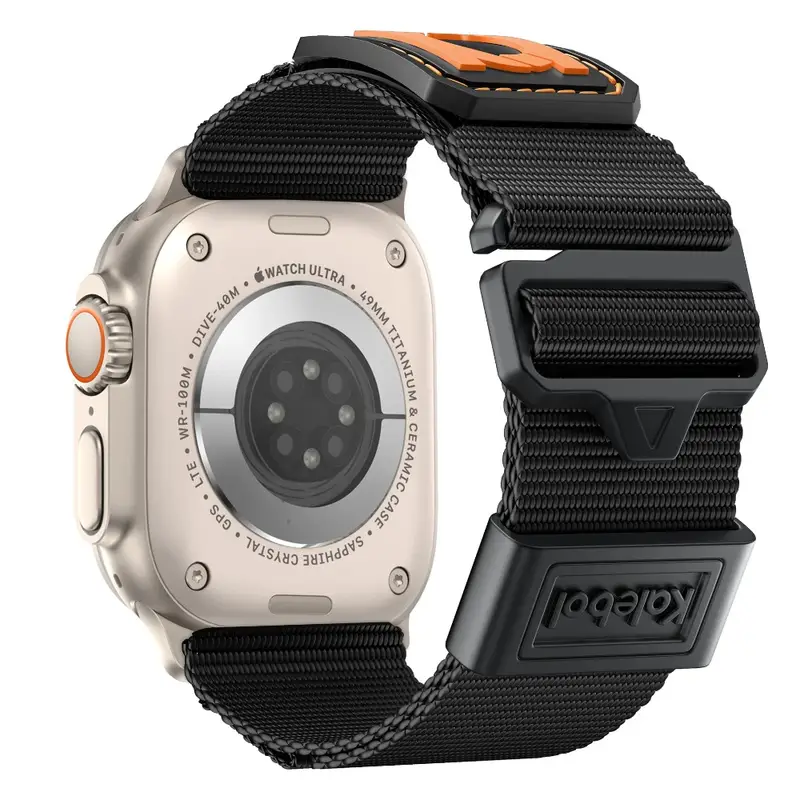 Tactical Sports Strap for Apple Watch Ultra 2 Band 49mm 46 44mm 41mm 45mm 40 42mm Nylon Band for Iwatch Series 10 9 8 7 6 SE 5 4 - Image 9