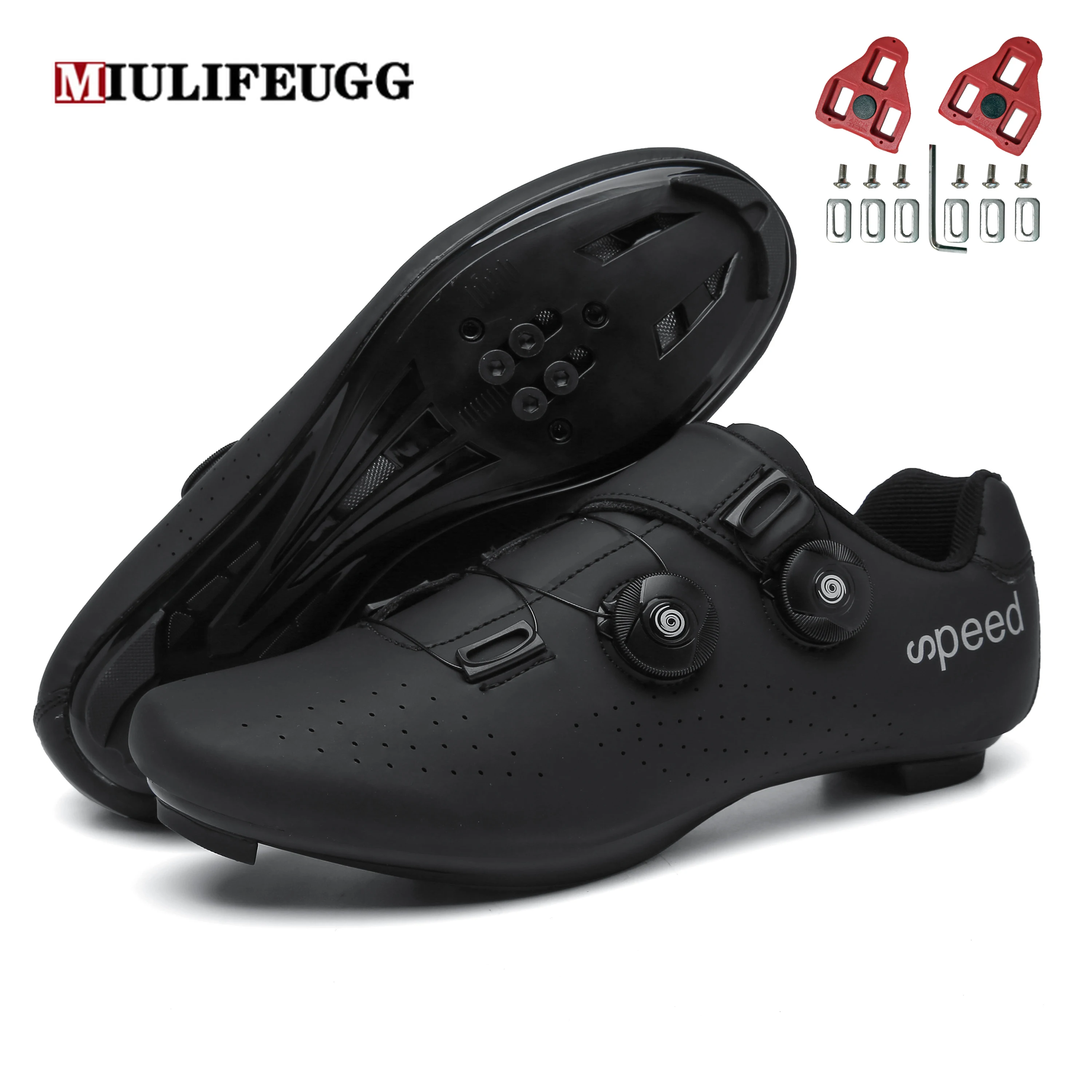 Cycling Shoes Men MTB Clits Route SPD Road Dirt Bike Speed Flat Sneaker Racing Women Cleat