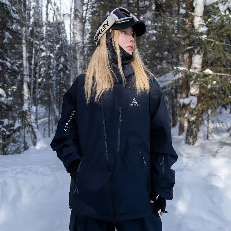 New Winter Warm Ski Jackets Snowboarding Clothes Tops for Women 3L Loose Fitting Windproof Skiing Overcoats Clothing Men
