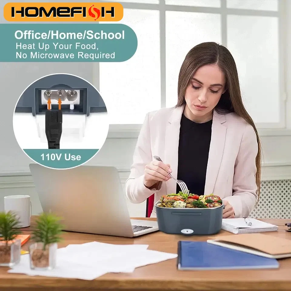 HOMEFISH 1.5L Electric Lunch Box 2