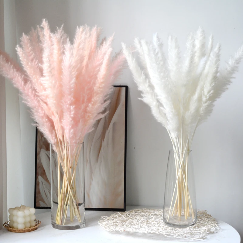 

15pcs Pampas Grass Bouquet for Wedding Christmas Decoration Natural Real Dried Flowers Fluffy Phragmites Boho Home Garden Decor