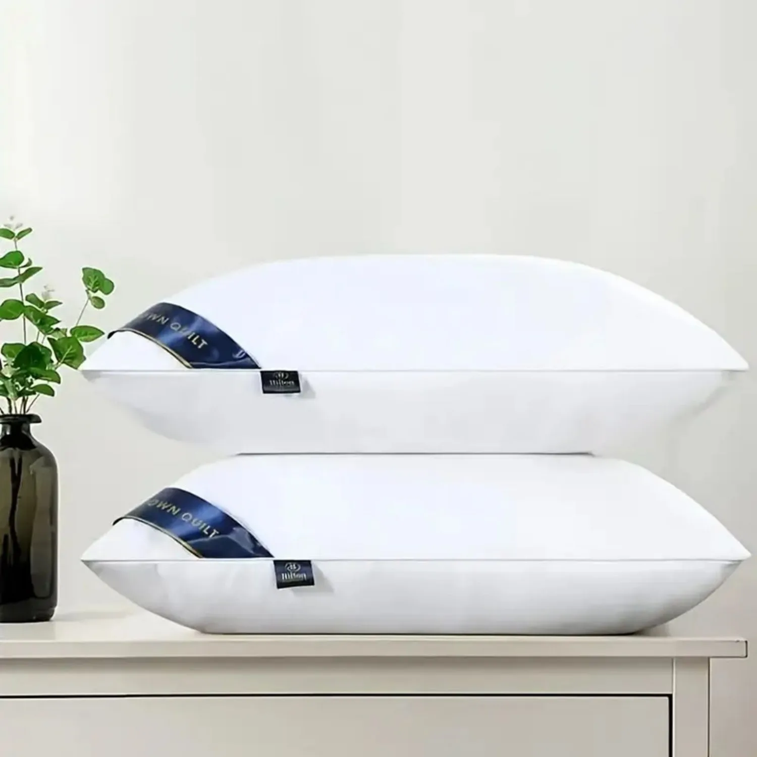 Blue Bed Pillows – 2 Pack Soft & Supportive 1