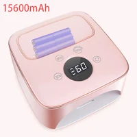 Wireless Nail Dryer LED Nail Lamp 72W Rechargeable 15600mAh UV Lamp for Curing All Gel Nail Polish Manicure Polish Professional 2