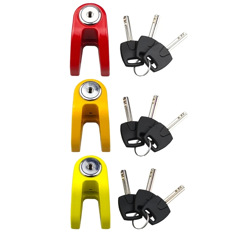 

Safety Disc Lock Motorcycle Bike Anti-Theft Wheel Disc Brake Lock Padlock Waterproof Lock for Motorcycle Bike Scooter D5QD