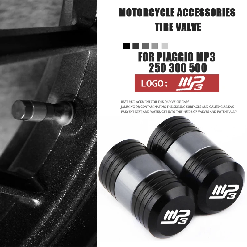 

Motorcycle Accessories Wheel Tire Valve caps For Piaggio MP3 250 300 500